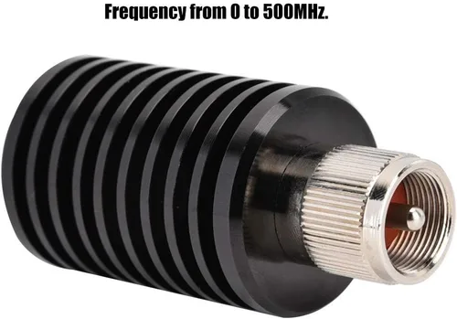 Miniatura 3 de Antena de prueba de carga ficticia de radio bidireccional de 2.835 in, portátil Dl 30A 50 carga ficticia 100W 0 500 Mhz Pl 259 UHF conector macho