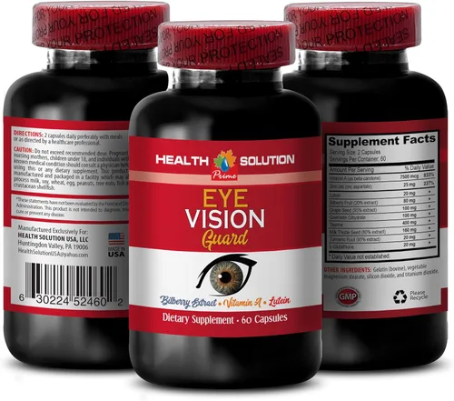 Suplemento para la función retiniana saludable - Protector de visión ocular - Desintoxicación natural para ojos más brillantes, suplemento nutritivo