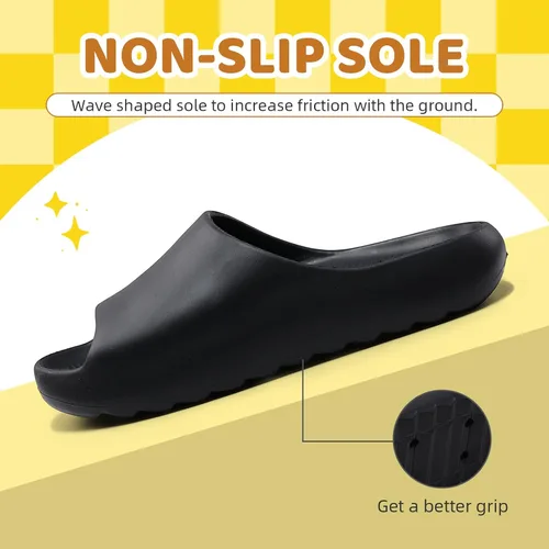 Miniatura 29 de Sandalias acolchadas para mujeres, hombres y niños, cómodas, antideslizantes, suaves, impermeables, para baño, ducha, sandalias acolchadas de suela