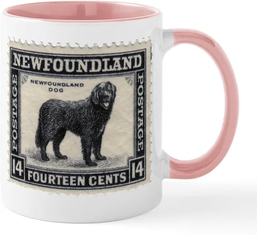 Miniatura 7 de CafePress Newfoundland Dog Drool Zone Taza de café de cerámica de 11 oz (11.0 fl oz)