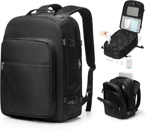 Miniatura 12 de Mochila de Viaje con Sellado al Vacío y Bomba, Mochila Grande de Transporte con Vacío para Hombres y Mujeres, Mochila de Viaje de Compresión al