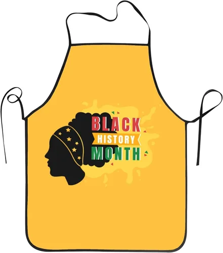Miniatura 8 de I Am Black History Month Delantal para mujeres y hombres, delantales ajustables para decoración de cocina, cocina, fiesta de vacaciones