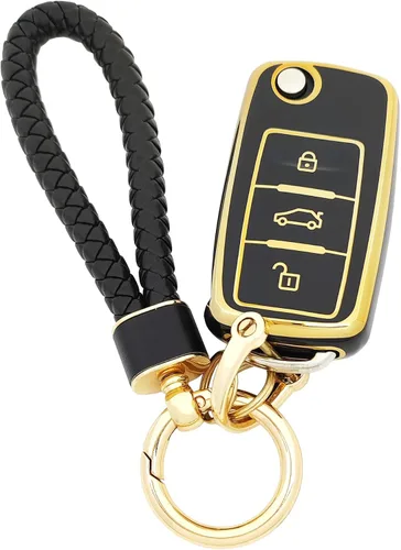 Miniatura 29 de Funda para Llavero de Coche Llavero Funda de Llave de TPU Suave Carcasa de Protección Portallaves Accesorios