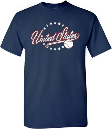 Miniatura 5 de Camiseta de hombre estilo vintage del equipo mundial para los fanáticos del béisbol Venezuela - Camisa Real