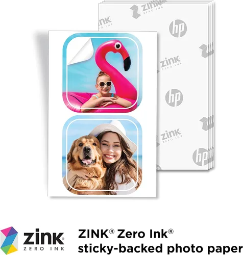 Miniatura 5 de HP Sprocket - Impresora fotográfica portátil de 2ª edición, piñón, papel fotográfico de zinc (50 hojas), papel fotográfico precortado