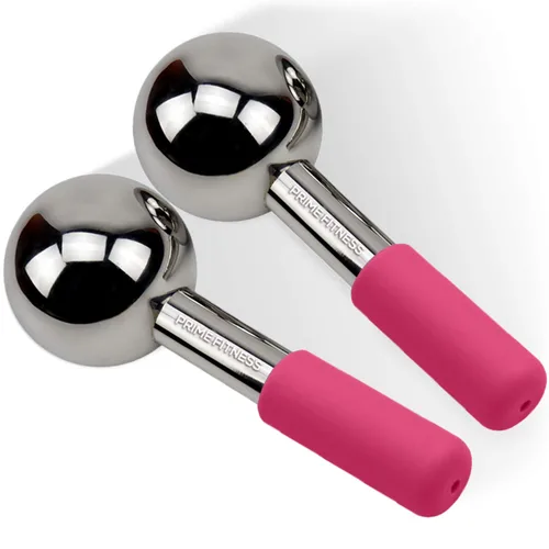 Miniatura 15 de Globos de hielo para faciales Rodillo de enfriamiento de acero irrompible Bastones criogénicos para rostro Masajeador para rostro, cuello