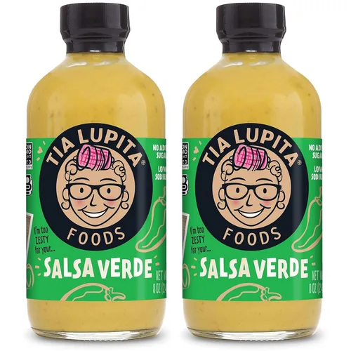 Miniatura 7 de Tia Lupita Chipotle - Salsa picante 8 oz x 1 botella Calor sabroso, especias medianas, ahumado, cuerpo completo, sin gluten, sin OMG, sin