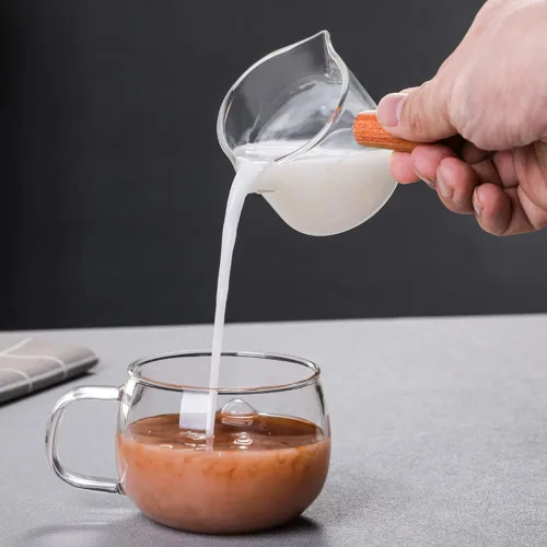 Miniatura 3 de Ochine Vasos de chupito de espresso, vaso medidor, vaso de chupito de espresso, 3.4 fl oz, jarra triple para barista, boquilla individual, vaso
