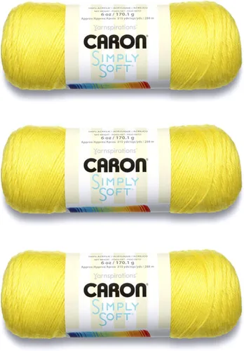 Miniatura 15 de Caron Simply Soft Party Lana de 3 Onzas, Rojo vivo brillante