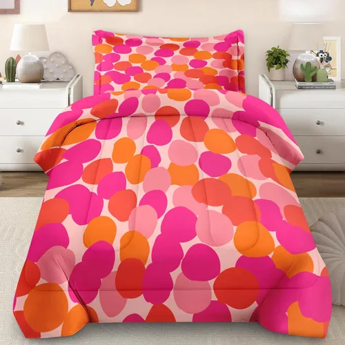 Miniatura 24 de Pamnest Juego de edredón tamaño Twin, ropa de cama suave retro vaquera occidental de 2 piezas para niños y adultos, juego de edredón estético
