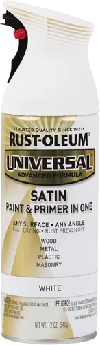 Miniatura 101 de Rust-Oleum 245197 Pintura en aerosol universal para todas las superficies, 12 onzas, negro satinado