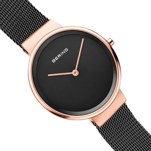 Miniatura 2 de BERING Reloj analógico unisex de cuarzo con correa de acero inoxidable