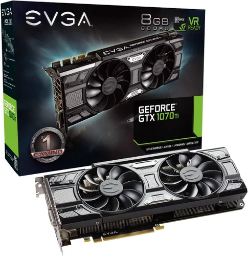 Miniatura 11 de Tarjeta gráfica EVGA GeForce GTX 1070 Ti Gaming 8 GB GDDR5 OCX escáner OC LED blanco, compatible con DX12OSD (PXOC) (08G-P4-5670-KR)