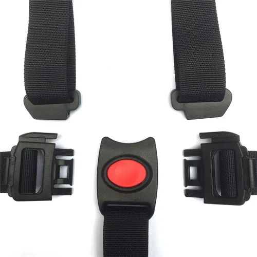 Miniatura 6 de ZARPMA Cinturón de arnés de 5 puntos para bebé, correa ajustable de 1.0 in de ancho para cochecito, silla de paseo para silla alta para niños