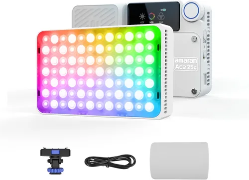 Miniatura 9 de Amaran Ace 25c Luz de Video, Luz Portátil RGB de 25w para Fotografía Luces de Video en la Cámara CRI/TLCI 95+, CCT 2,300K-10,000K, Luz Vlog Carbón