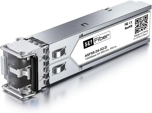 Miniatura 2 de Transceptor SFP H!Fiber 1000Base-SX, módulo SFP LC multimodo 1.25G, Gigabit SFP para HPE ProCurve J4858C/J4858B/J4858A, Ubiquiti UniFi UF-MM-1G