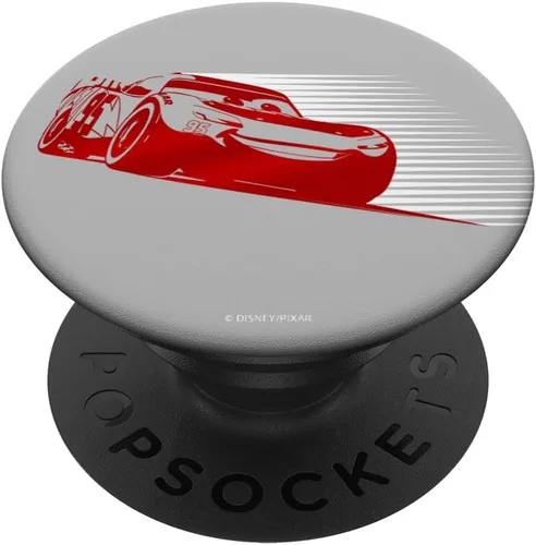 Miniatura 6 de Disney Pixar Cars Lightning McQueen Retrato simple PopSockets MagSafe PopGrip para iPhone