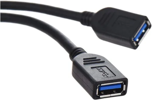 Miniatura 4 de MaxLLTo 2 puertos 7.9 in longitud USB 3.0 tipo A hembra a la placa base de 20 pines adaptador de cable negro 1 pieza