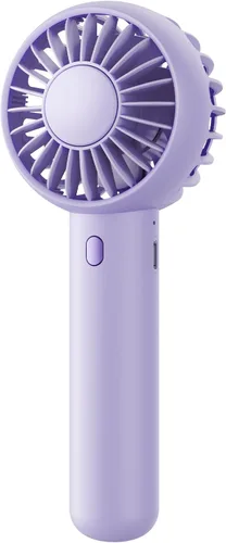 Miniatura 9 de Gaiatop Mini ventilador portátil, pequeño y potente, diseño lindo de 3 velocidades, ventilador de mano personal y escritorio con base, ligero