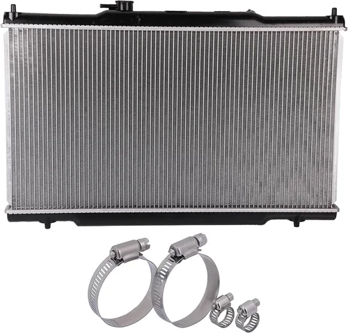 Miniatura 6 de SCITOO 2443 PA16/AT Radiador x 1+ abrazadera de manguera de 8MM-10MM x 2 30MM-50MM *2 Fit 2002-2006 para Honda para CR-V 2.4L 2003-2006 para Honda