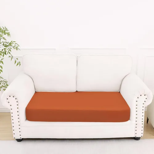 Miniatura 116 de Smiry Fundas de cojín de sofá estampadas, fundas elásticas suaves para sofá, fundas de sofá lavables antideslizantes, protector de muebles para Beige