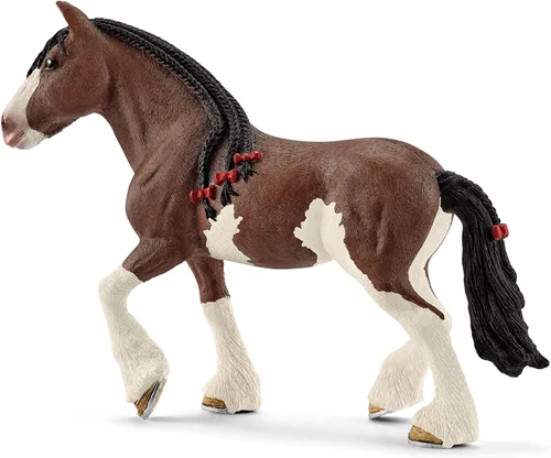 Miniatura 10 de Schleich Farm World, juguetes de caballos realistas para niñas y niños, figura de juguete de caballo de yegua del Bosque Negro, para niños de 3 años