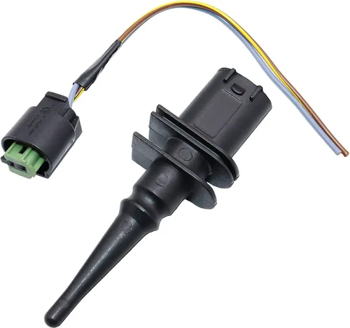 Sensor de temperatura del aire ambiente exterior y conector con cable 65816905133 65816905050 Compatible con BMW 128i 323i 325i 328i 330Ci 528i 530i