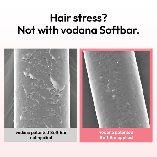 Miniatura 5 de VODANA Plancha de pelo profesional de cerámica de 1 pulgada, acabado suave y sedoso y control de encrespamiento para todo tipo de cabello, placas