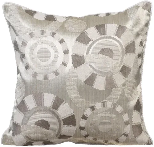 Miniatura 12 de The HomeCentric Funda de almohada color crema para sofá, funda de almohada moderna de 12 x 12 pulgadas, funda de almohada cuadrada de satén, funda