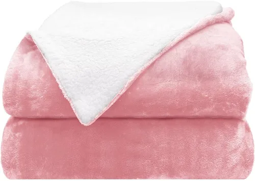 Miniatura 9 de Comfort Lab Manta reversible de franela Sherpa – Elegante manta mullida para sofá y decoración del hogar – Anti frisado no se desprende, acogedora