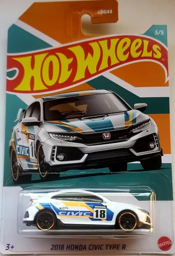 Miniatura 3 de Hot Wheels Juego de aniversario de Honda Civic 2022, (HDH20)