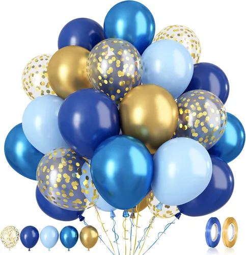 Miniatura 8 de Paready Globos de Frozen, 60 Piezas Globos de 12 Pulgadas Morado Azul Blancos y de Confeti de Nieve de Látex para Niñas Suministros de Fiesta Morado