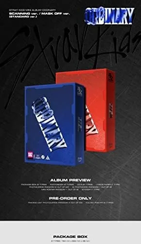 Miniatura 2 de Stray Kids ODDINARY 6º Mini álbum Versión Normal Contenido+Seguimiento Kpop Sellado (SET (CANEADO+MASCARA OFF))