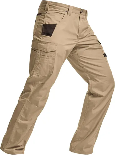 Miniatura 8 de CQR - Pantalones de trabajo Ripstop para hombres, pantalones tácticos repelentes al agua, para uso al aire libre, pantalones cargo rectos, EDC