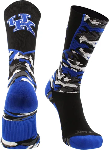 Miniatura 11 de TCK NCAA Woodland Camo Crew Socks – Officially Licensed Collegiate Fan Gear – Durable Cushioned Moisture Wicking Socks