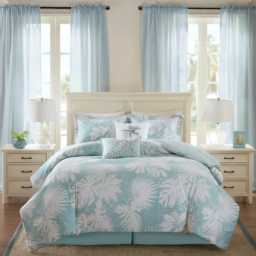Miniatura 24 de Harbor House Acogedor juego de edredón de algodón, ropa de cama casual alternativa para todas las estaciones con fundas a juego, almohadas