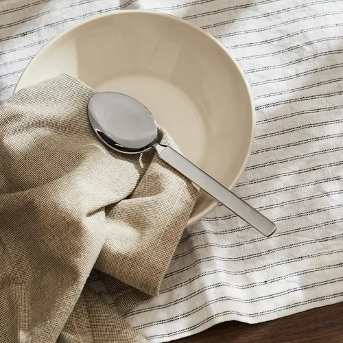 Miniatura 4 de Alessi Cuchara de mesa "Dry" de 7-1/2 pulgadas con mango satinado, juego de 6