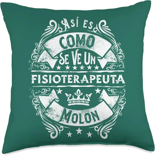 Miniatura 5 de Regalo Original Fisioterapeuta Regalos Accesorios Un Fisioterapeuta Molon Divertido Humor para Hombre - Almohada de 16 x 16 pulgadas, multicolor