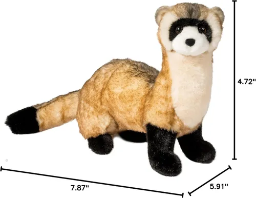 Miniatura 7 de Douglas Vince - Peluche de hurón con patas negras