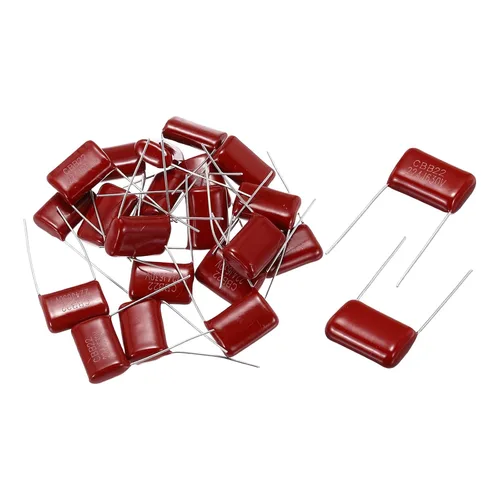 Miniatura 18 de uxcell 120 condensadores de película de polipropileno metalizado CBB22 630V 104J 5% de tolerancia