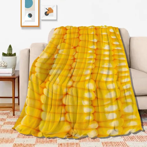 Miniatura 40 de Manta de Chips de Nachos para Otoño Invierno Primavera Todas las Estaciones Cálida Mullida 50x40 pulgadas para Pequeños Microfelpa Ligera Térmica