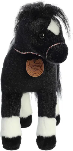 Miniatura 2 de Aurora Exquisito animal de peluche Breyer Showstoppers Black Appaloosa - Detalles realistas para juegos imaginativos - Perfecto para niños, adultos
