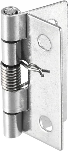 Miniatura 4 de uxcell Bisagras cargadas por resorte, bisagra de cierre automático de acero inoxidable 304 de 1.5 "para gabinete 4pcs