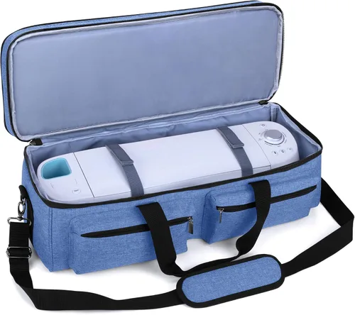 Miniatura 3 de Bolsa Luxja para transporte, de doble capa, compatible con máquinas y suministros de suajado Cricut Explore Air 2 y Maker