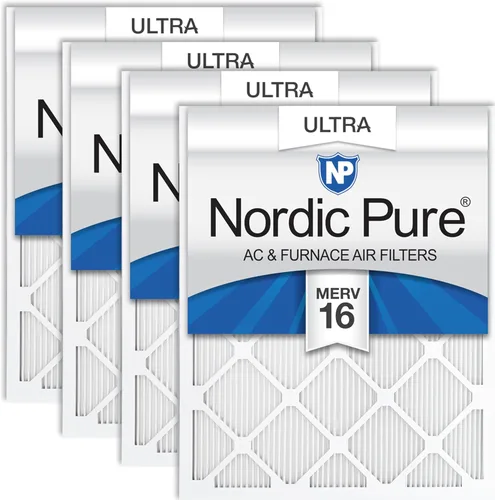 Miniatura 121 de Nordic Pure Filtros de aire para horno MERV 6 de 18 x 25 x 1 pulgadas (tamaño real: 17 1/2 x 24 1/2 x 3/4), color verde poliéster MERV 6, reduce