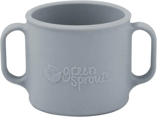 Miniatura 3 de green sprouts Taza de aprendizaje La silicona ayuda a evitar productos químicos nocivos Ayuda al niño a desarrollar habilidades independientes