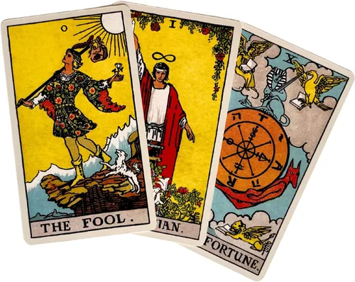 Miniatura 4 de Baraja de tarot clásica de 1909 - Cartas de tarot de reproducción vintage con ilustraciones originales de 1909 - Acabado de lino - Regalo espiritual