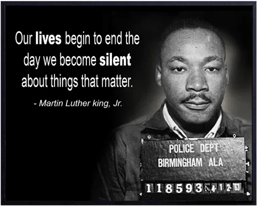 Martin Luther King Jr. Mugshot - Impresión artística para pared, lista para enmarcar (8 x 10), decoración del hogar, es un gran regalo para