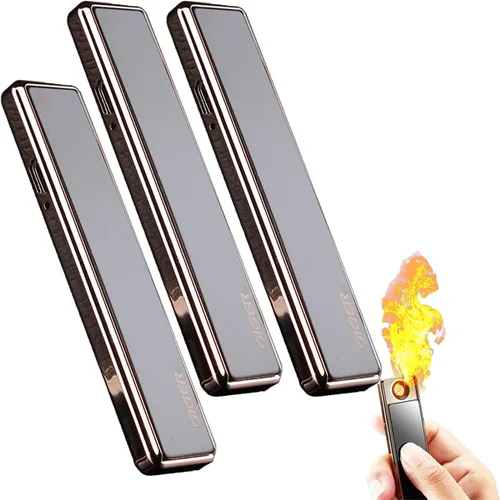 Miniatura 7 de Xipe - Encendedor de arco USB resistente al viento, encendedor de arco USB recargable (dorado)