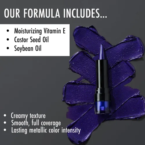 Miniatura 6 de Brillo labial metálico metalicious de Black Radiance The Lip Sculptor Piedra preciosa de amatista (Lavanda clara)